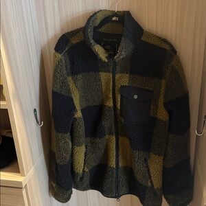 Todd Snyder x L.L. Bean High Pile Checkered Buffalo Fleece Zip Large